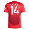 Maillot de Supporter Manchester United Eriksen 14 Domicile 2024-25 Pour Enfant